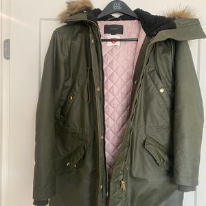 PERFECT J.Crew winter parka with eco-friendly primaloft